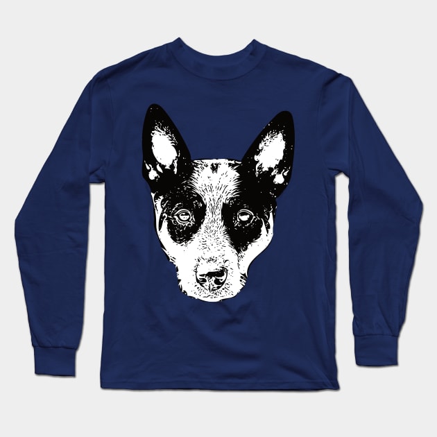 Australian Kelpie - Kelpie Christmas Gifts Long Sleeve T-Shirt by DoggyStyles